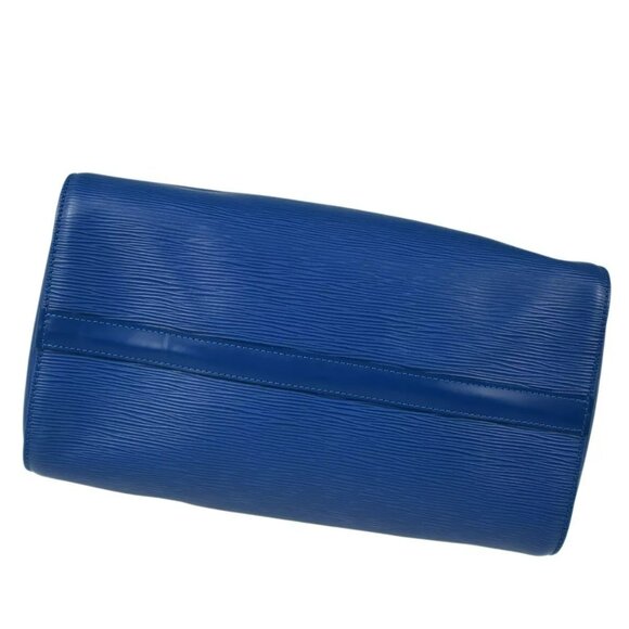 AUTHENTIC Louis Vuitton Blue Epi Speedy 30 Handbag - Picture 3 of 11
